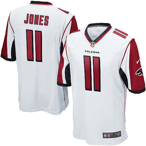 Youth Game Julio Jones Nike Jersey White Road - #11 NFL Atlanta Falcons